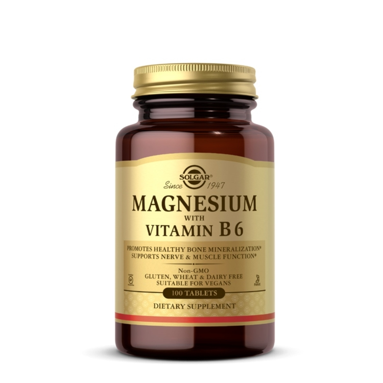 Solgar Magnezijum + vitamin B6 100 tableta